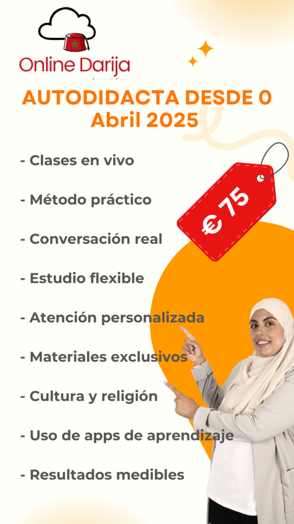 Curso autodidacta darija desde 0 (Edición abril)