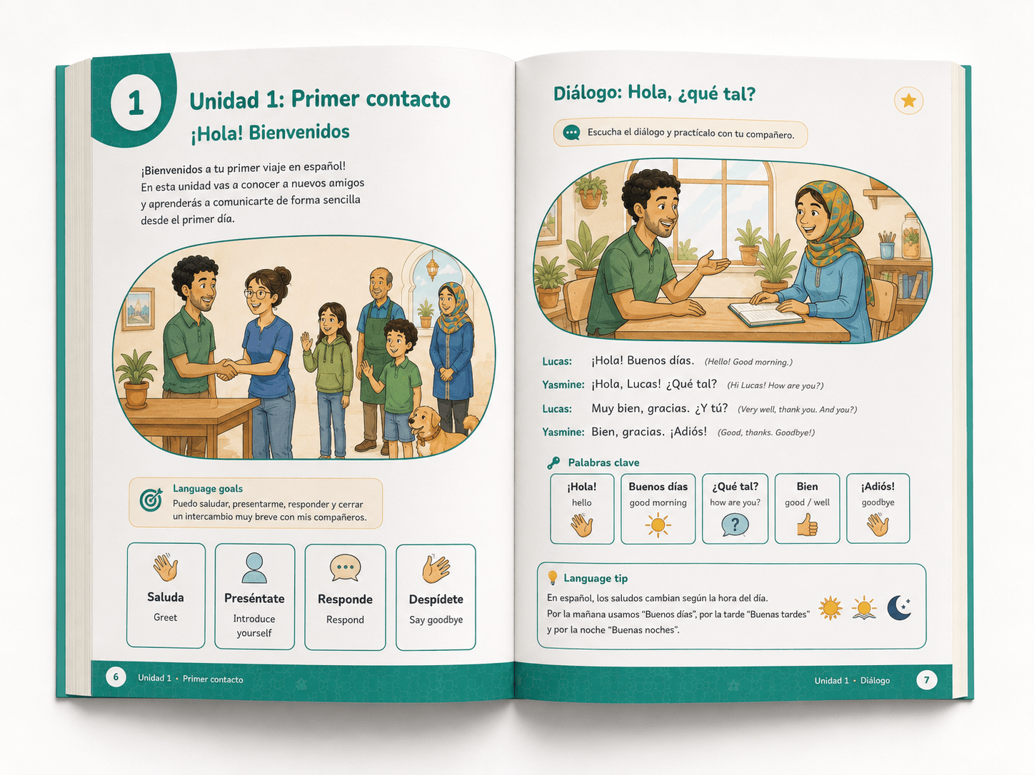 Interior del libro Wakha Darija 4